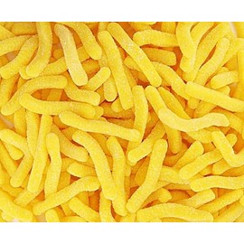 Smarty Stop Sweet & Sour Multi Flavor, Colorful Worms Gummy (1 Pound (Pack of 1), Sour Pineapple)