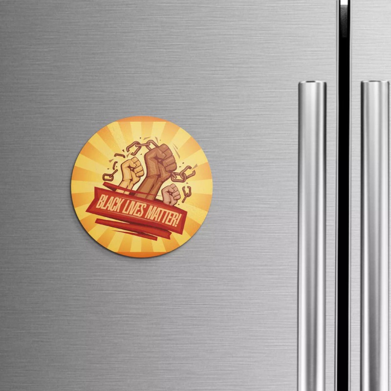 Unbranded Black Lives Matter Chain | 4'' X 4'' Round