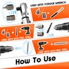 UYECOVE 40 Pcs Screw Extractor Set, 2-in-1 Hex Head Multi-Spline