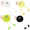 YCVBCY Key Fob, Cute Pompoms Keyring with Cute Soft Plush