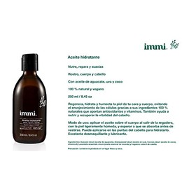 Immi Aceite Hidratante 250ml Cuerpo Rostro y Cabello