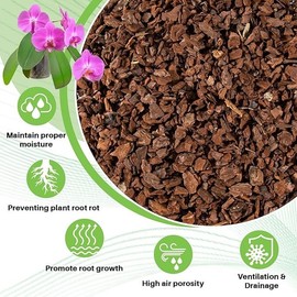 Cypress Orchid Bark Potting Mix – 6–9mm Cypress Mulch for Orchids and Indoor Plants