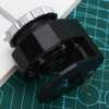 30X Magnifier Optical Glass Lens Magnifier Scale Full Metal LED