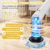 Electric Spin Scrubber with Handle,550RPM Cordless Bathroom Shower Scrubber Cleaning