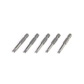 QWORK® Schraubendreher Bits U Typ sicherheitsbits 1/4" Hex Shank 50mm Lange S2 Legierter Stahl Spezial Bit Set