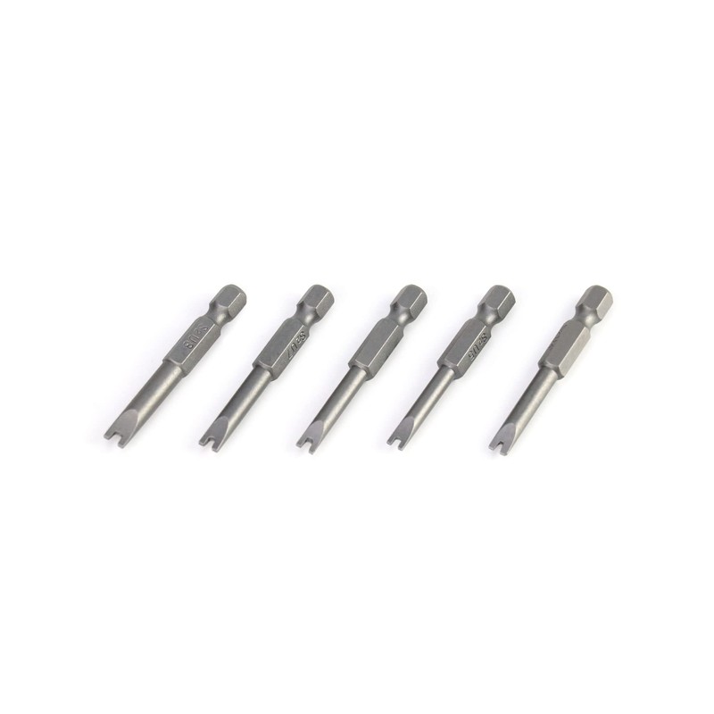 QWORK® Schraubendreher Bits U Typ sicherheitsbits 1/4" Hex Shank 50mm