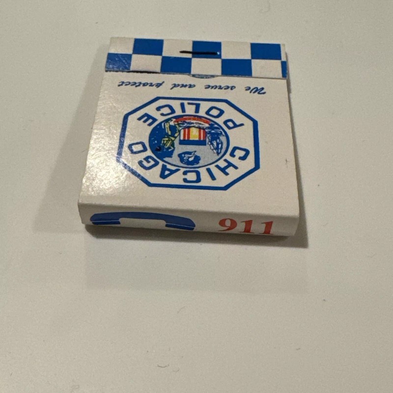 Chicago Police Department CPD Matches Matchbook