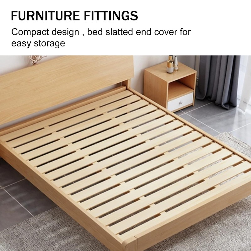 Bed Slat Holders, 72Pcs Plastic Bed Slat Caps, Side and