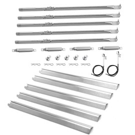 Grill Replacement Parts for Charbroil Performance 5 Burner Gas Grill 463448021 463450022 463451022, 4 Burner 463365021, 2 Burner 463630021, Grill Burners Kit with Heat Plate, Crossover Tube, Igniter