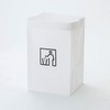Ube Film JUST CLEAN JCL-05 Disposable Trash Can Standing, White,