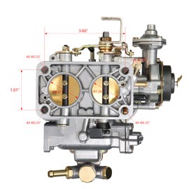 Weber Carburetor 32 36 DGEV DGV DGAV w/Electric choke 2 Barrel For EMPI/Holley; For Toyota Pickup 20R 22R Engine Datsun 510 610 620, Nissan Sentra 720 Pulasar CJ5 CJ7 CJ8 For Ma zda B2000 B2200