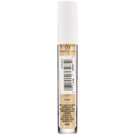L'Oreal Paris Makeup Infallible Galaxy Lumiere Holographic Lip Gloss, Loaded with Iridescent Pearls, Wear Alone or as a Topper to your Favorite Lipstick, Ethereal Gold, 0.1 fl. oz.