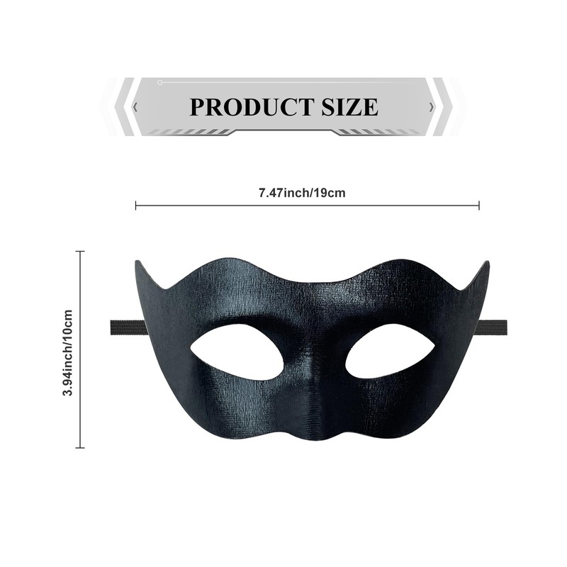 HyperFun Masquerade Mask for Men Classic Vintage Venetian Mens Mask