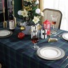 ZIQINPSQ Dining Room Rectangle Fabric Tablecloth, British Style Plaid Print