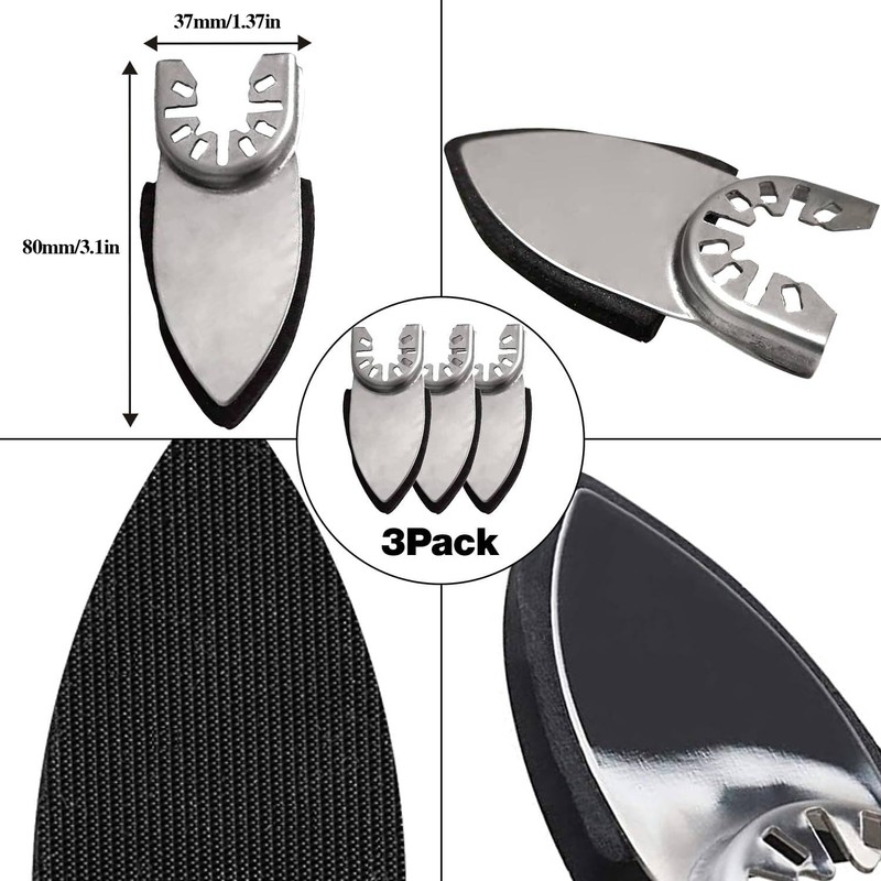 Gulrear 246Pcs Oscillating Multi Tool Sanding Pad Kit for Oscillating