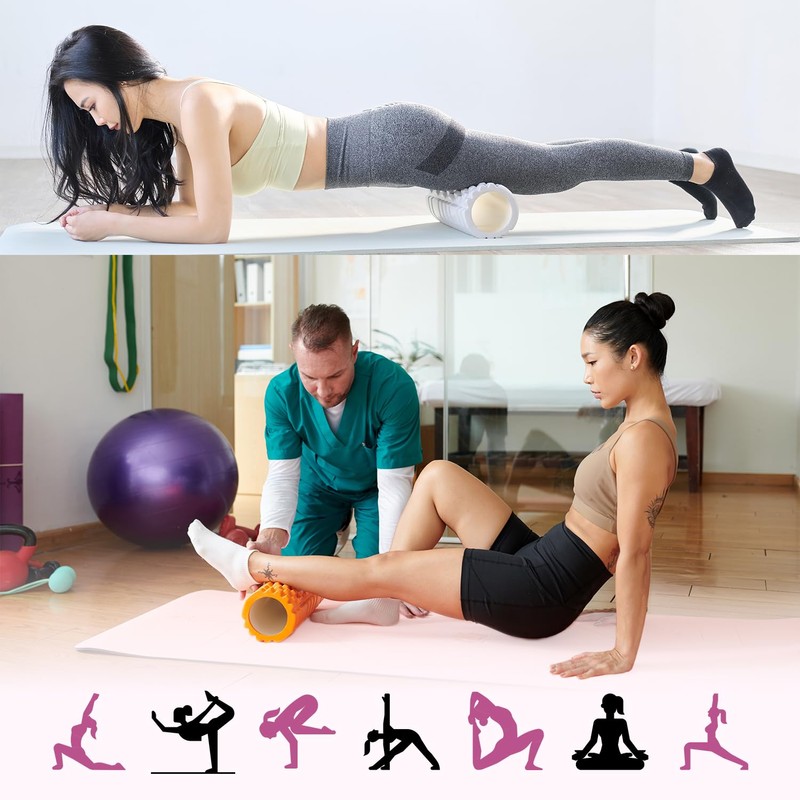 THREADFLOW 4 Pairs Yoga Socks for Women – Non-Slip Pilates,