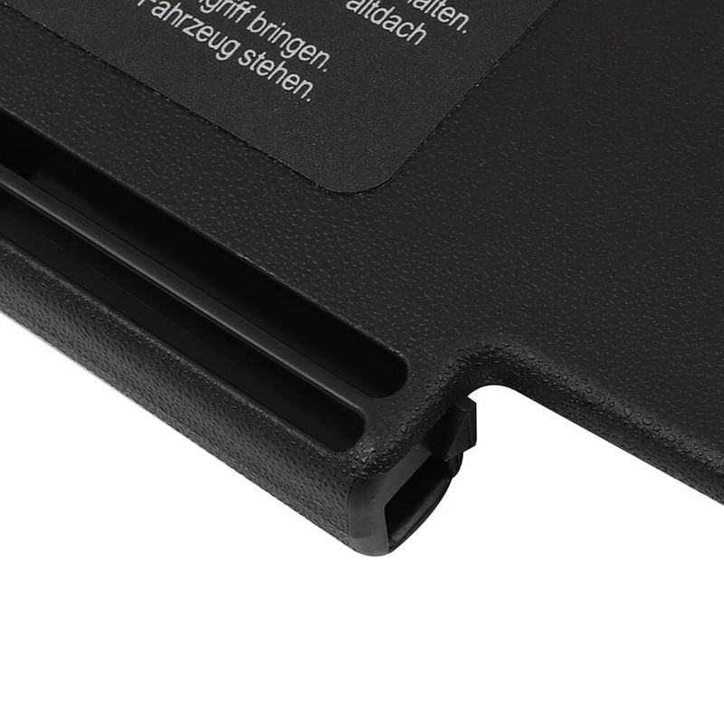 ECCPP Left Driver Side Sun Visor Assembly without Sunroof Black