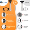 OOKUU Pineapple Corer Cutter, Stainless Steel Fruit Pineapple Peeler Slicer