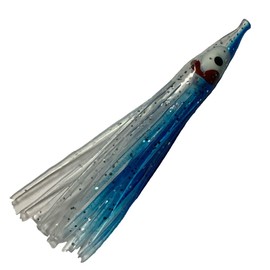 Fishing Lures Squid Skirts Octopus Lures Soft Plastic Trolling Skirt Lure Kit Saltwater Fishing Bait for Salmon Bass Trout 2.5 Inches Pack of 5