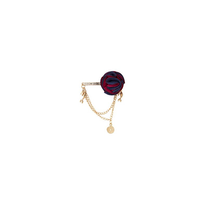 Knighthood Wine And Royal Blue Flower Ball With Hanging Chain