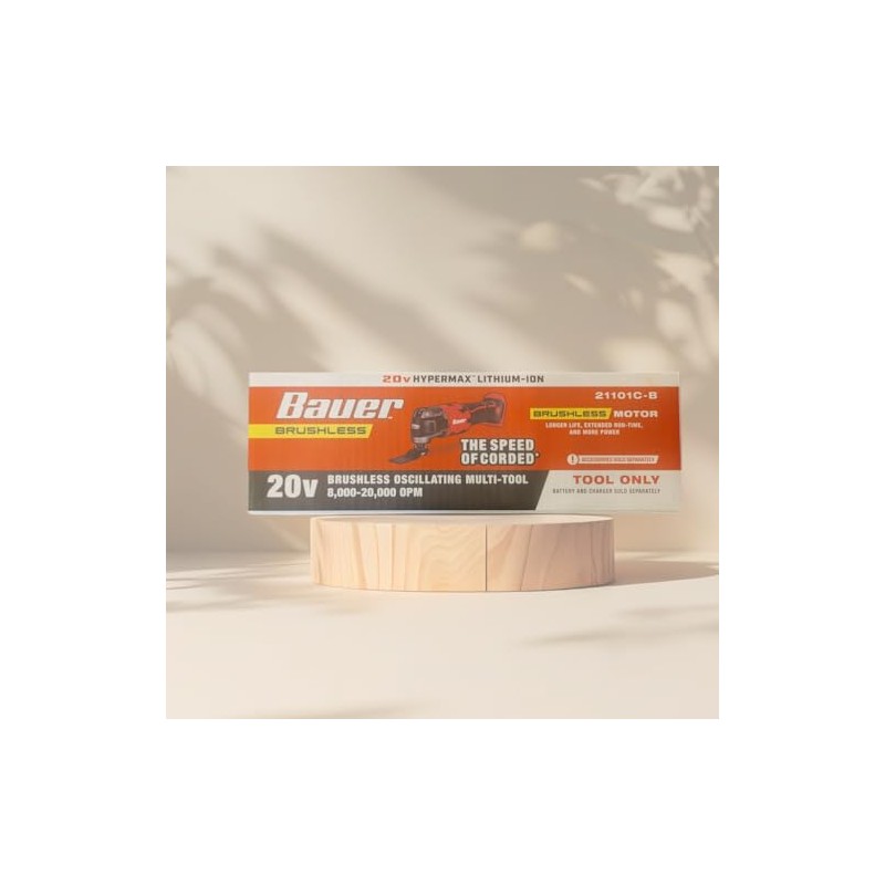 20V Brushless Cordless Oscillating Multi-Tool Featuring Variable Speed Compatible with