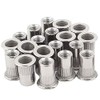 20pcs 3/8-16 Rivet Nuts Stainless Steel Threaded Rivet Insert Nuts