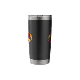 Beagle Clown Minimalist Stainless Steel Insulated Tumbler