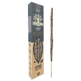 Fragrances & Sens - Natural Myrrh Incense Sticks Herbio, Handmade, Ecocert Certified, Long Burning Time (60 Minutes)