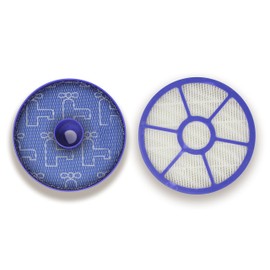 Fette Filter 1 Pre-Motor Filter & 1 Post-Motor Exhaust HEPA Filter Set – Compatible with Dyson DC33 Multi Floor, DC33 Total Clean, and DC33 Exclusive Vacuum Cleaners – Part # 919563-02 & 921616-01