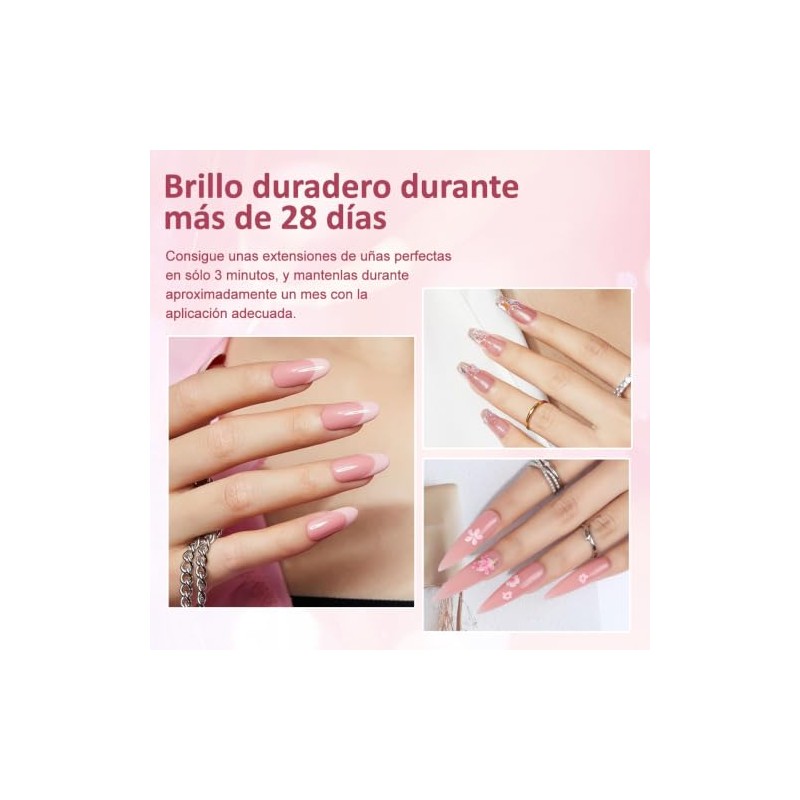 CHERIMOYA Poly Gel Constructor de Uñas 50ml,Fortalecedor para Extensión (007