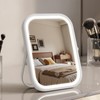 Bearolve Vanity Mirror with Lights, 8"×6" LED Makeup Mirror Built-in