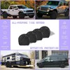 MORNYRAY Tire Covers 4 Pack,Waterproof Anti-UV Snow Sun Rain Tire