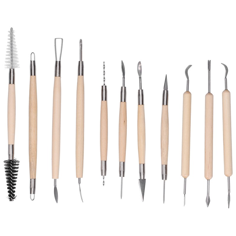 42Pcs Clay Tools Set Pottery Sculpting Carving Trimming Scraper Knife