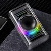 Bluetooth Speaker with Colorful Lights Loud Subwoofer Surround Sound Rechargeable