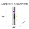 NIVEK Electric Lighter, Rechargeable USB, Cylinder Round Barrel Shape, Double