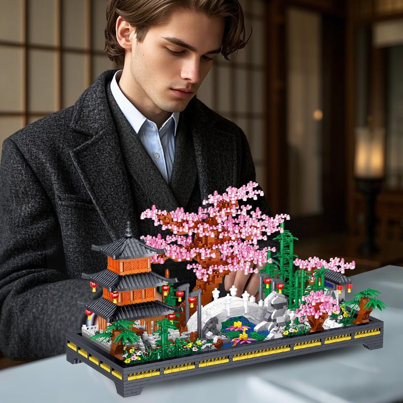 DAHONPA Zen Forest Garden Micro Mini Building Blocks Model Kit