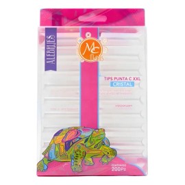 Tips Extralargos Curva C Xxl 200 Pz , Mc Nails