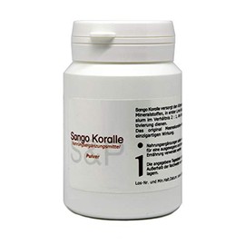 Sango Coral Original Sea Coral Powder from Okinawa, 6 x 100 g, 180 Day Supply, High Bioavailability due to Calcium/Magnesium Ratio 2:1
