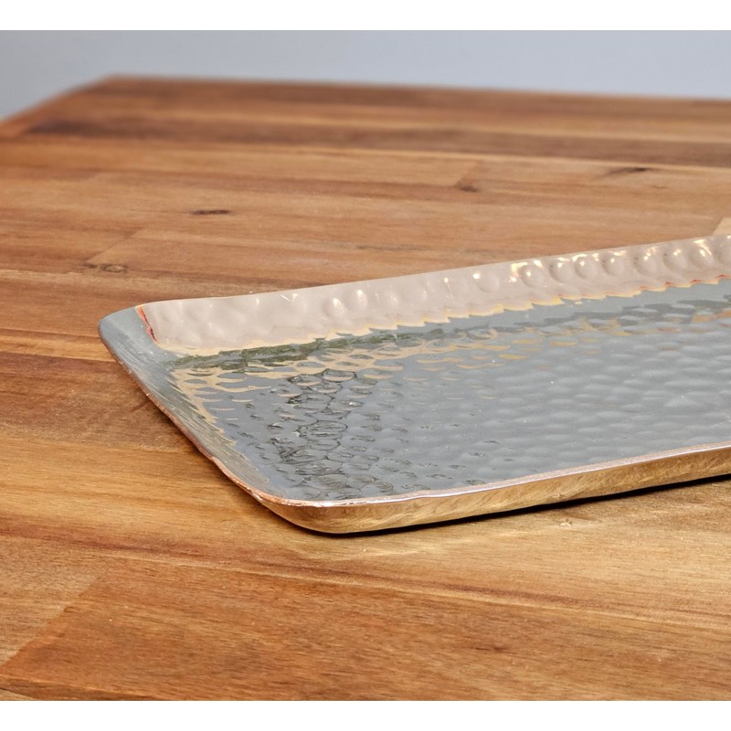 Decorative Tray, Decorative Bowl, Metal, Silver, Decorative Table Decoration, Bowl,