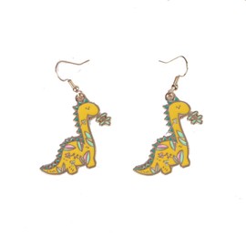 Stocking Stuffers Holiday Outfits for Women 2024 Dinosaur Earrings for Women Cute Cartoon Animal Earring Funny Dangle Earrings Jewelry Gifts