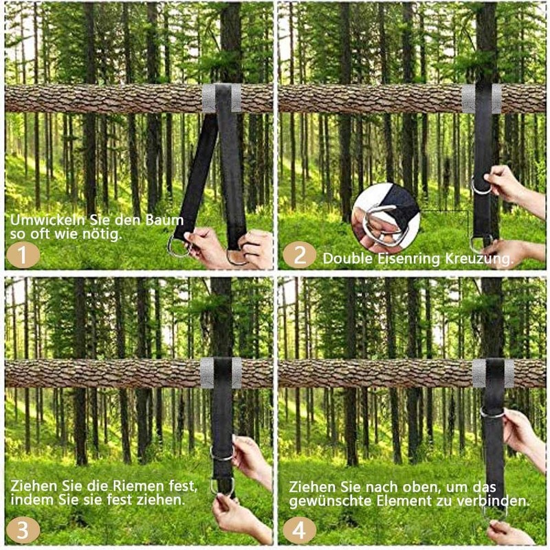 iToncs Hammock Attachment 1 Pair Swing Attachment Swing Hanging Strap
