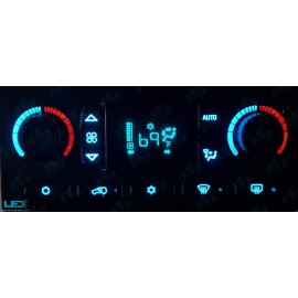 360 LED High Performance 03-06 GM ICE BLUE LED DIY UPGRADE KIT CLIMATE CONTROL SILVERADO SIERRA ESCALADE