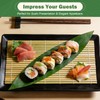 60 Pcs Fresh Vacuum Banana Leaves for Cooking, Bamboo Leaves