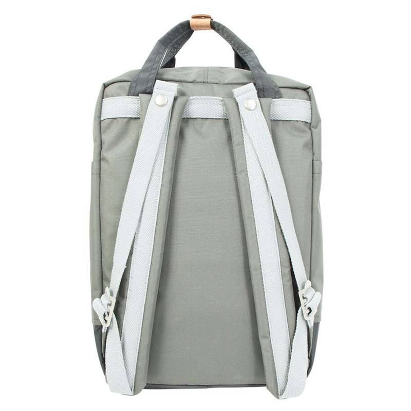 Doughnut Macaroon Euro 16 Backpack 38 cm Grey x Dark