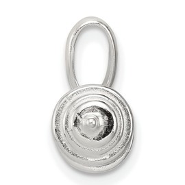 Sterling Silver Barbell Charm Pendant Weightlifting