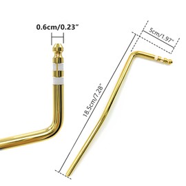 Musiin Tremolo Brazo para guitarras Ibanez Rg Edge Lo-Pro Series (dorado)