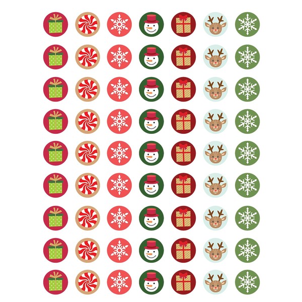 Teacher Created Resources Winter Holiday Mini Stickers (TCR6947)