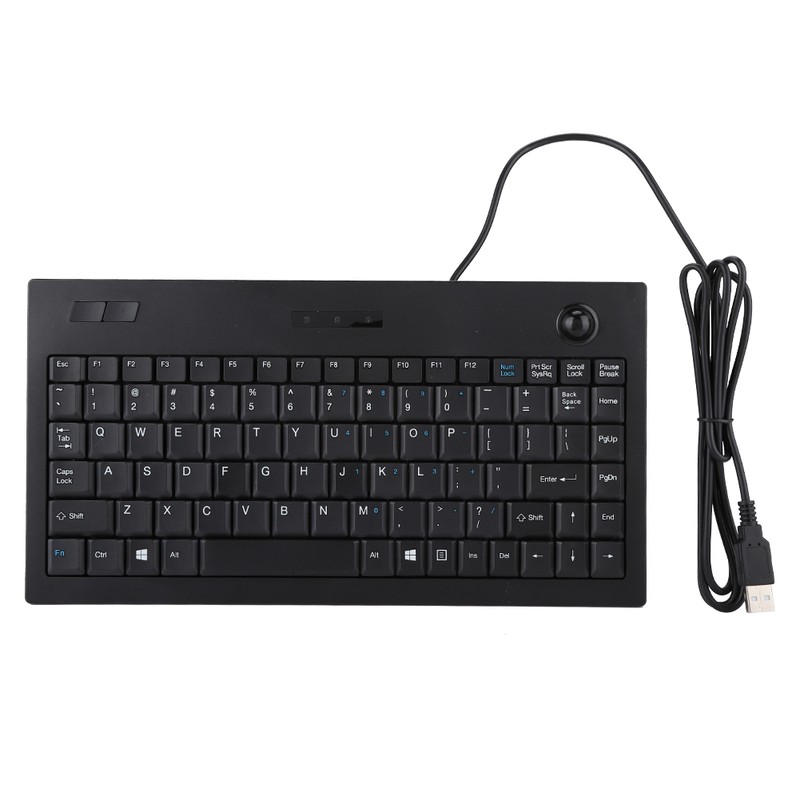 Ultra thin Mini Wired MC 9712 Keyboard USB Industrial Silent