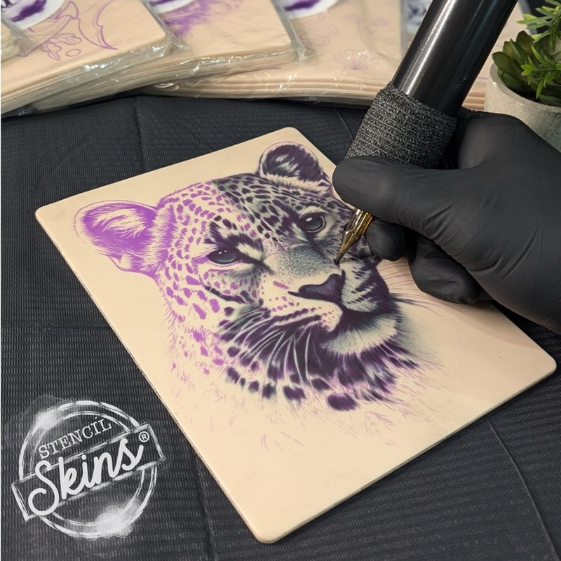 Pre-Printed Tattoo Practice Skins - 5 Pack | Pre-Printed Designs