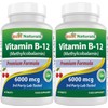Best Naturals Vitamin B-12 as Methylcobalamin (Methyl B12), 6000 mcg